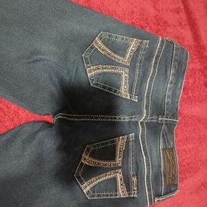 Seven7 Dark Blue Boot Cut Jeans